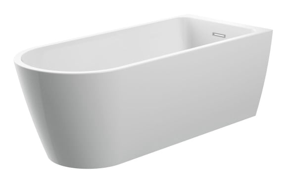 Eltham Freestanding BTW 1500x700mm 0TH Bath - White